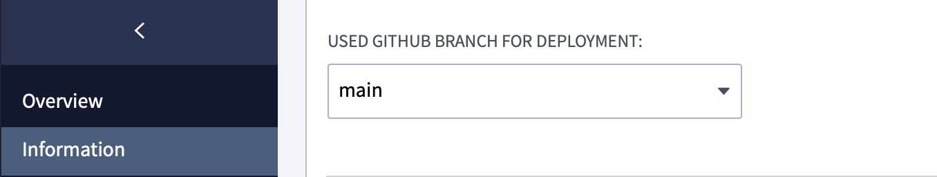 GitHub branch deployment